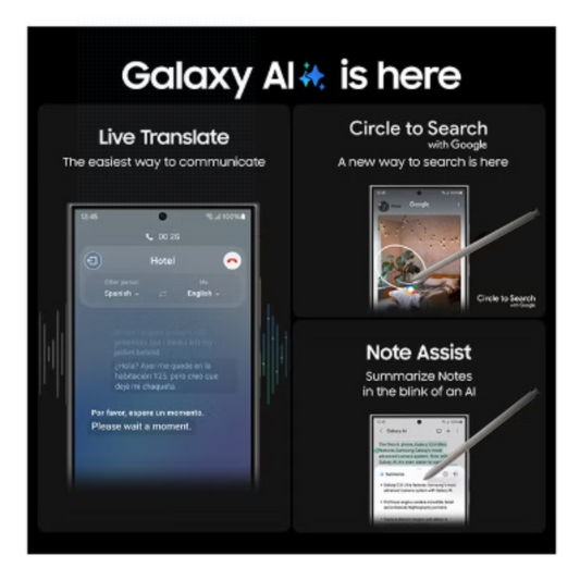 Samsung Galaxy S24 Ultra Dual SIM Titanium Gray 256GB 5G - TRA Approved