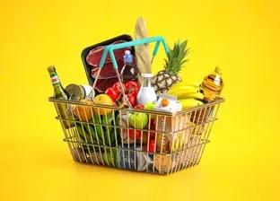 A diverse array of food and beverages, including dishes such as salads, sandwiches, fruits, and snacks, alongside drinks like juices, soda, or cocktails, all arranged on a table or platter, showcasing a colorful and appetizing spread.