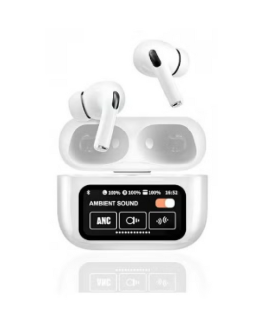 Wisme WT5 Earbuds featuring touch-sensitive controls, wireless Bluetooth technology, and a sleek AirPods-style design
