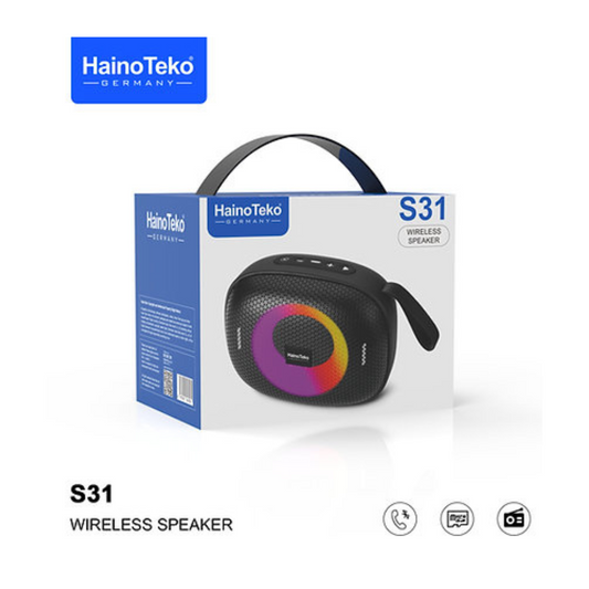 Haino Teko Germany S31 Portable Wireless Bluetooth Speaker