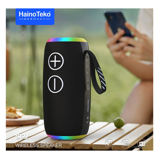 Haino Teko Germany S69 Bluetooth Wireless Speaker – Led Light Speaker