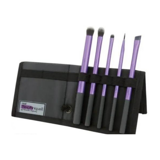 REAL TECHNIQUES 1406 Enhanced Eye Starter Set of Makeup Brushes