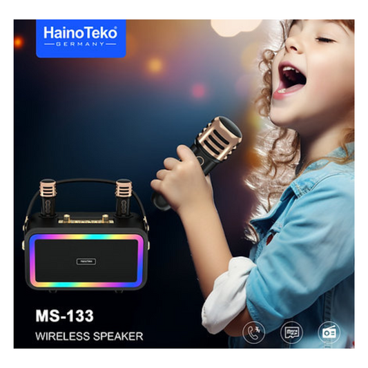 Haino teko MS-133 wireless speaker with wireless mic