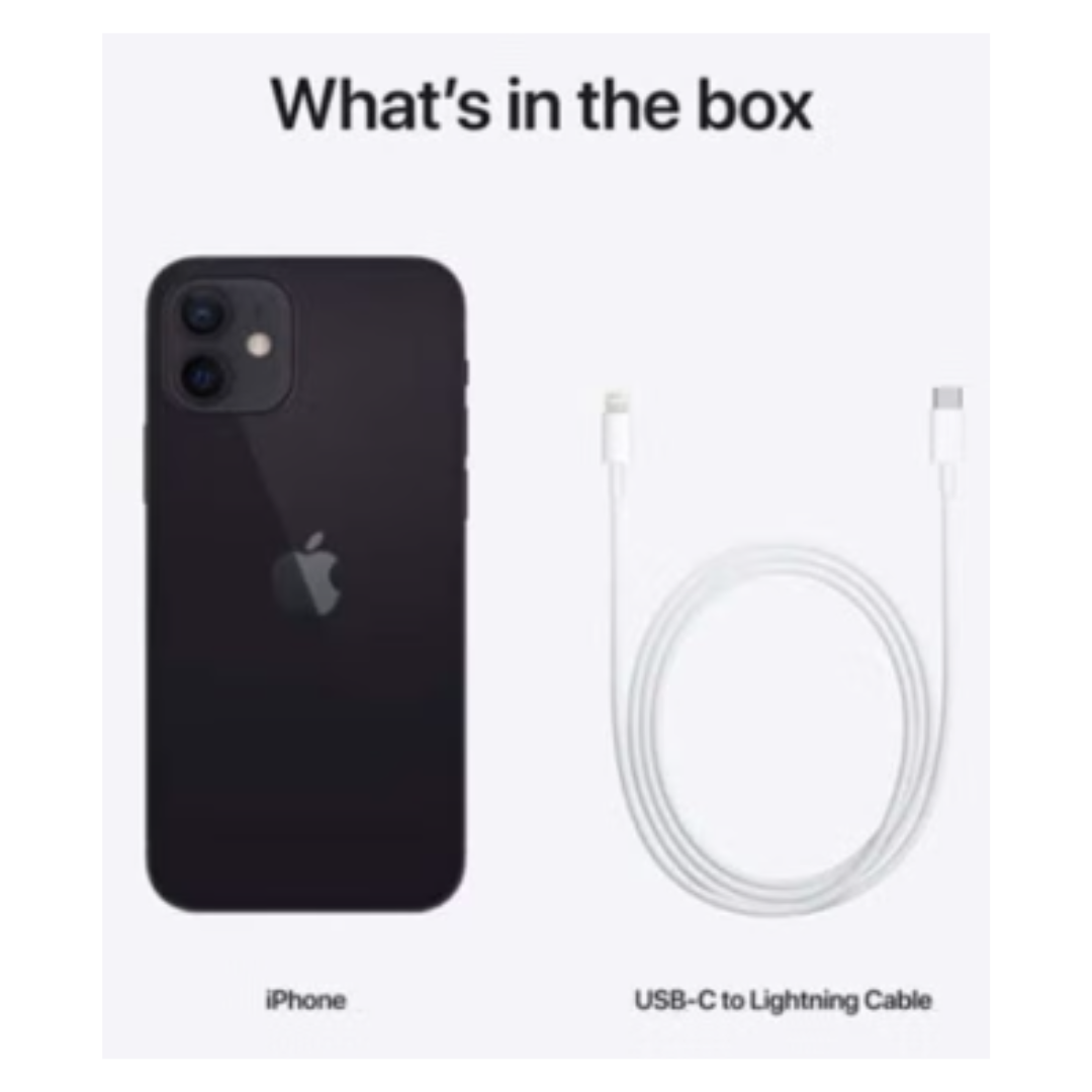 iPhone 12 With Facetime 128GB Black 5G - TRA Approved