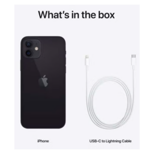 iPhone 12 With Facetime 128GB Black 5G - TRA Approved