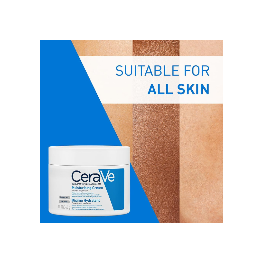 CeraVe Moisturizing Cream | 48H Body and Face Moisturizer