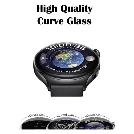 HainoTeko Germany RW-32 Smart Watch with Curved Glass Display + 3 Straps