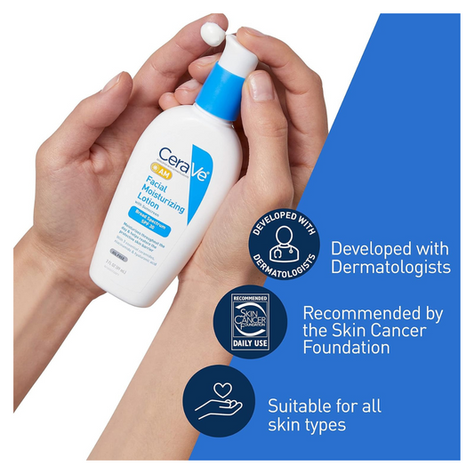 Cerave Facial Moisturizing Lotion Am Spf 30 3 Oz Daily Face Moisturizer With Spf Packaging May Vary