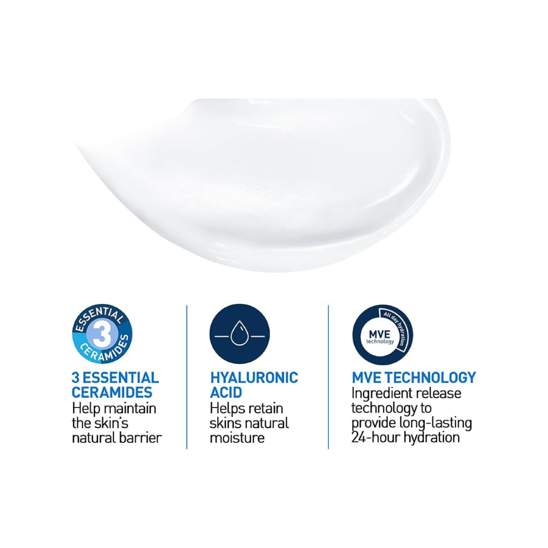 CeraVe Moisturizing Cream | 48H Body and Face Moisturizer