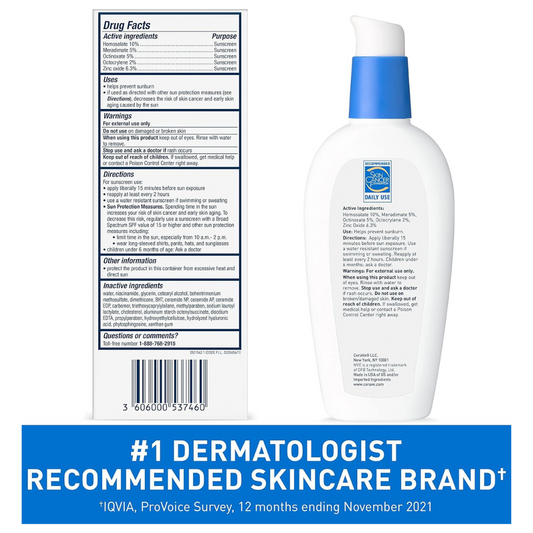 Cerave Facial Moisturizing Lotion Am Spf 30 3 Oz Daily Face Moisturizer With Spf Packaging May Vary
