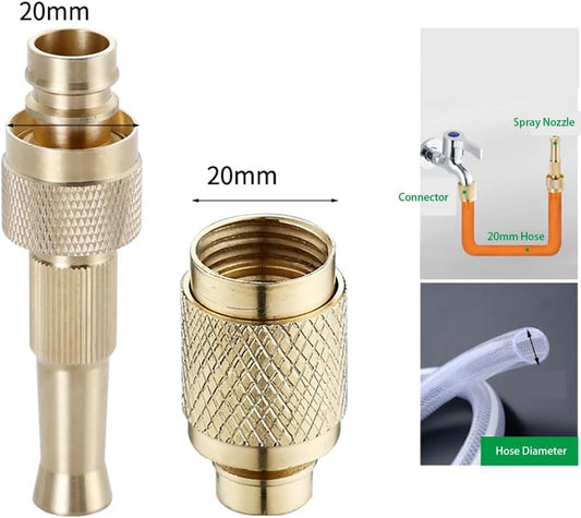Brass integrated direct spray gun for car wash with adjustable nozzle" "High-pressure brass spray gun for efficient car cleaning" "Close-up of brass spray gun designed for car washing