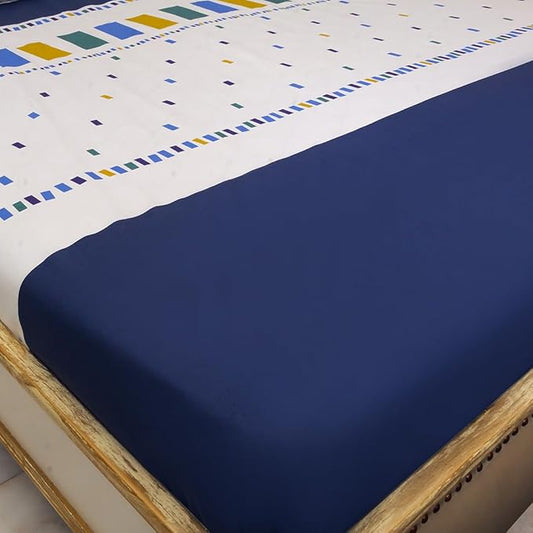Printed Cotton Bedsheet with Pillow Covers