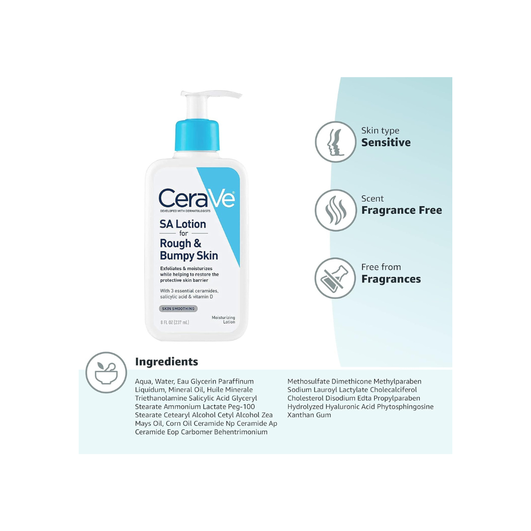 CeraVe SA Lotion for Rough & Bumpy Skin