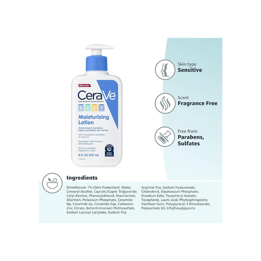 CeraVe Baby Lotion | 8 Ounce | Gentle