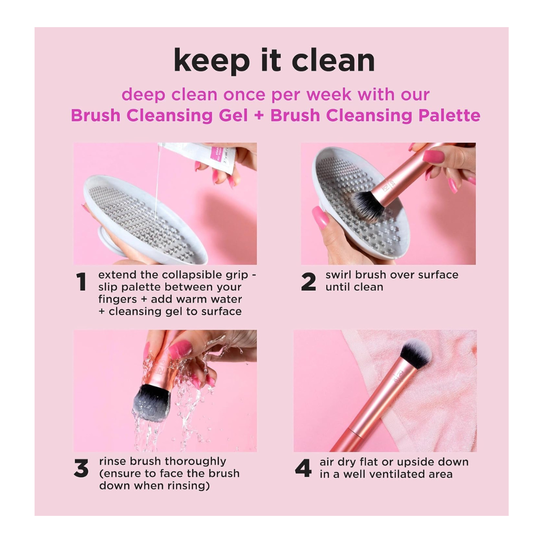 Real Techniques Everyday Eye Essentials - 8 Brushes