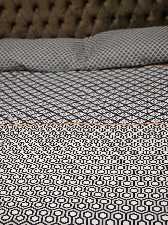 Printed Cotton Bedsheet with Pillow Covers