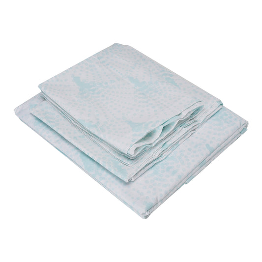Printed Cotton Bedsheet with Pillow Covers