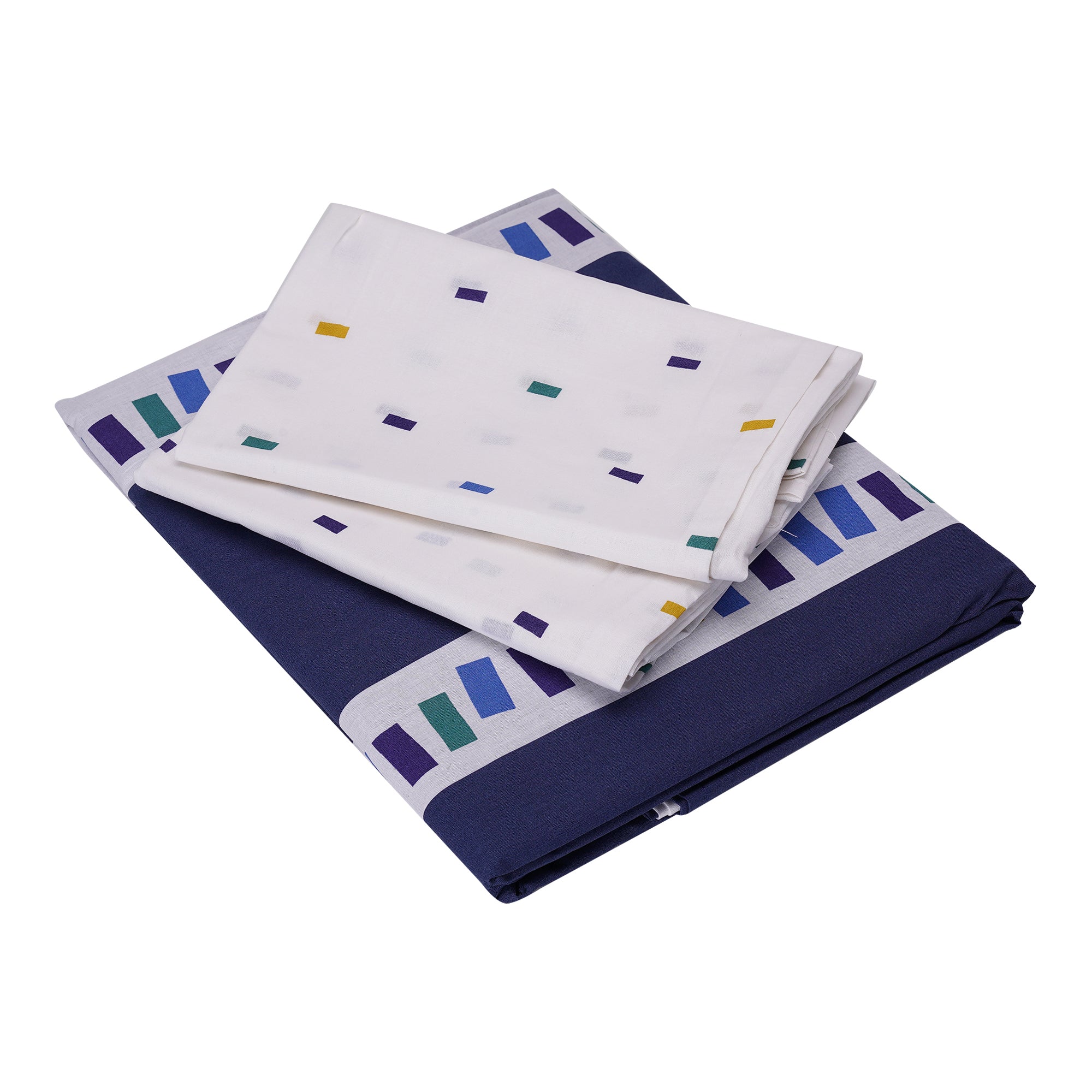 Printed Cotton Bedsheet with Pillow Covers