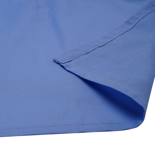 Flat Soft Cotton Dyed Bedsheet with Pillows