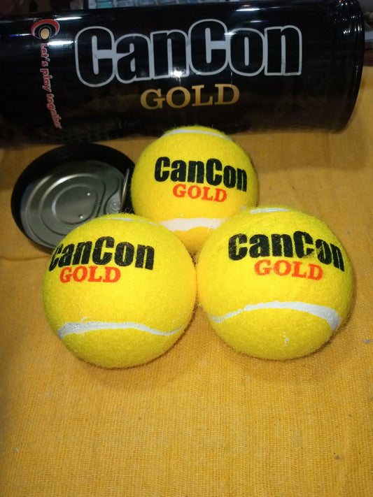 PACK OF 3 CANCON GOLD TENNIS
