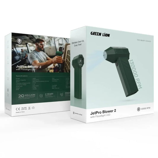 Green Lion JetPro Blower 2 with Floodlight LED - Dark Green | UAE 