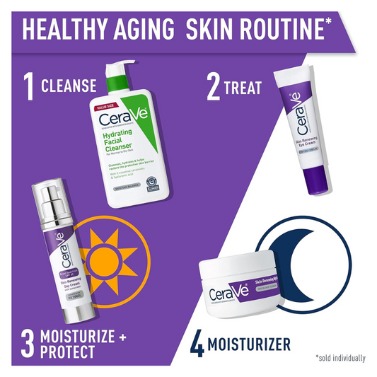 "CeraVe Eye Cream for Wrinkles Under Eye Cream with Caffeine, Peptides #SkinSerum #BrightEyes #WrinkleCare #CaffeineBoost #EyeCreamEssentials #PeptidePower #AntiAgingSkincare #YouthfulGlow #SmoothSkin #TiredEyes #UnderEyeCare