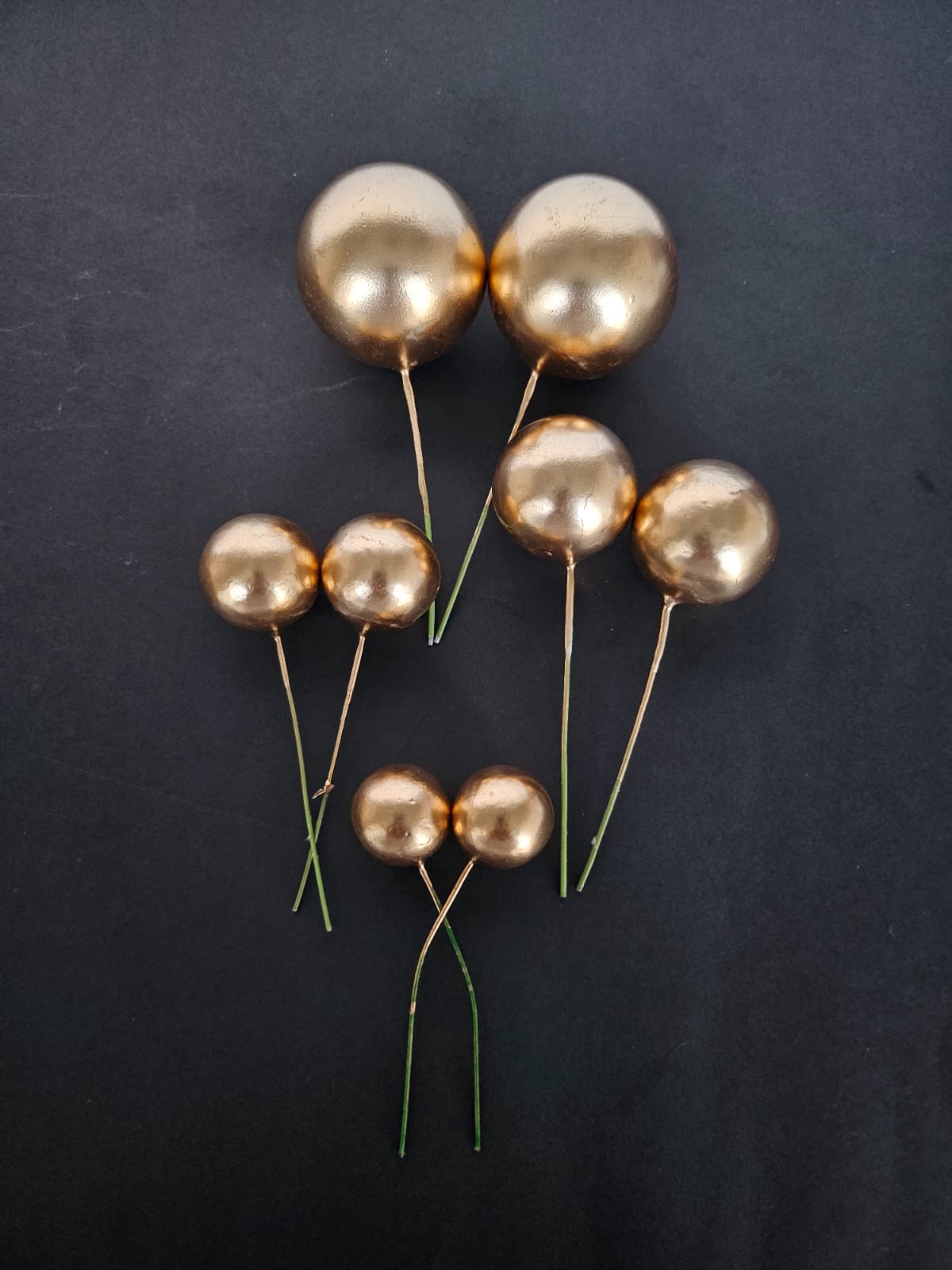 20pcs Set of  Round Ball Cake Toppers