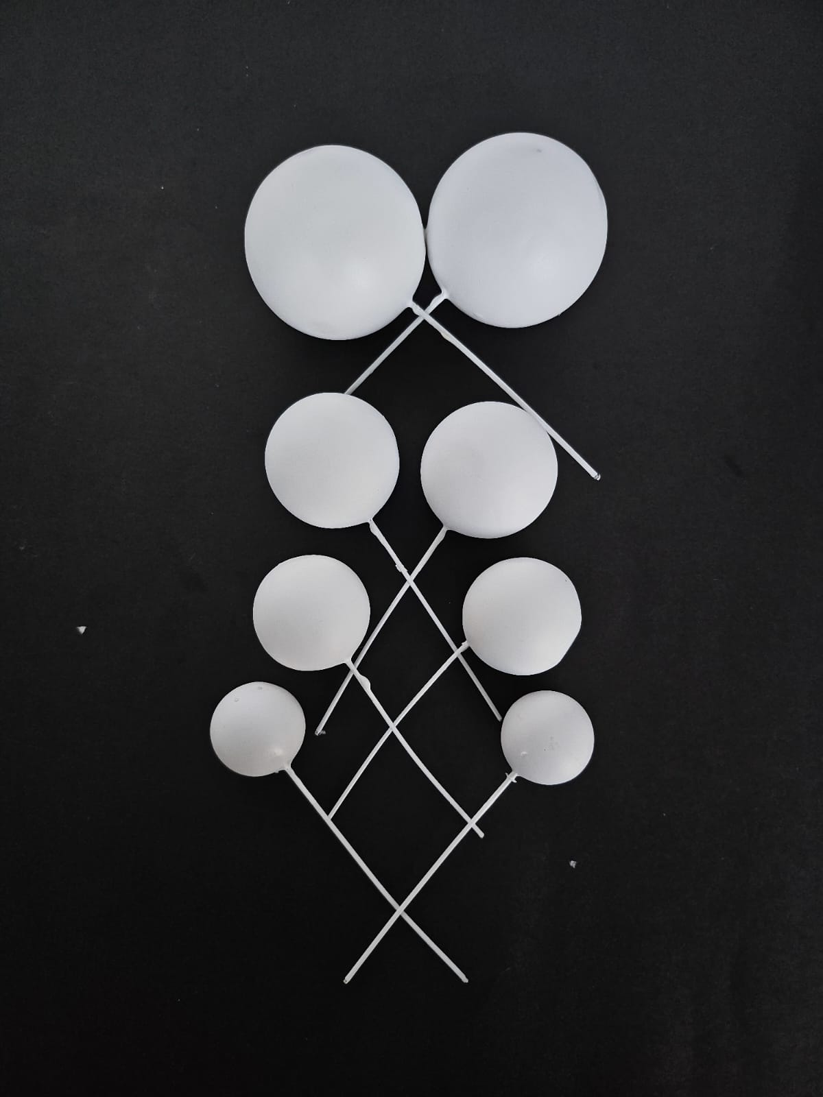 20pcs Set of  Round Ball Cake Toppers