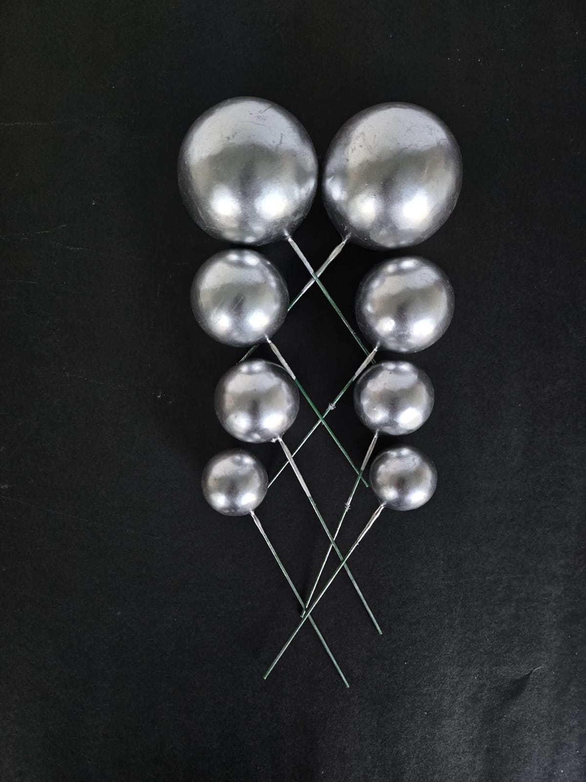 20pcs Set of  Round Ball Cake Toppers