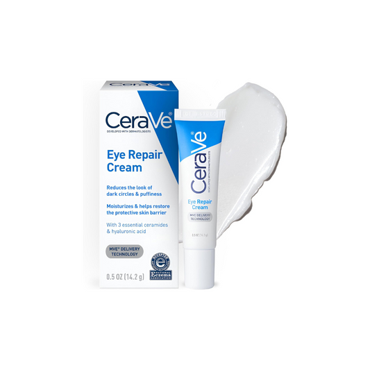 CeraVe Eye Repair Cream | Under Eye Cream for Dark Circles and Puffiness Delicate Skin Under Eye Area with Hyaluronic acid #BrightEyes #WrinkleCare #CaffeineBoost #EyeCreamEssentials #PeptidePower #AntiAgingSkincare #YouthfulGlow #SmoothSkin #TiredEyes #UnderEyeCare