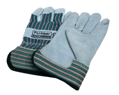 Cowhide Split Leather Work Gloves, 1 Pair, 32 Fahrenheit Or Above Welding Gloves, Heavy Duty Truck Driving Gardening Farm Rigger Gloves, Builder