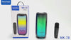 Haino Teko Germany MK78 Portable Bluetooth Speaker with Wireless Mic Black