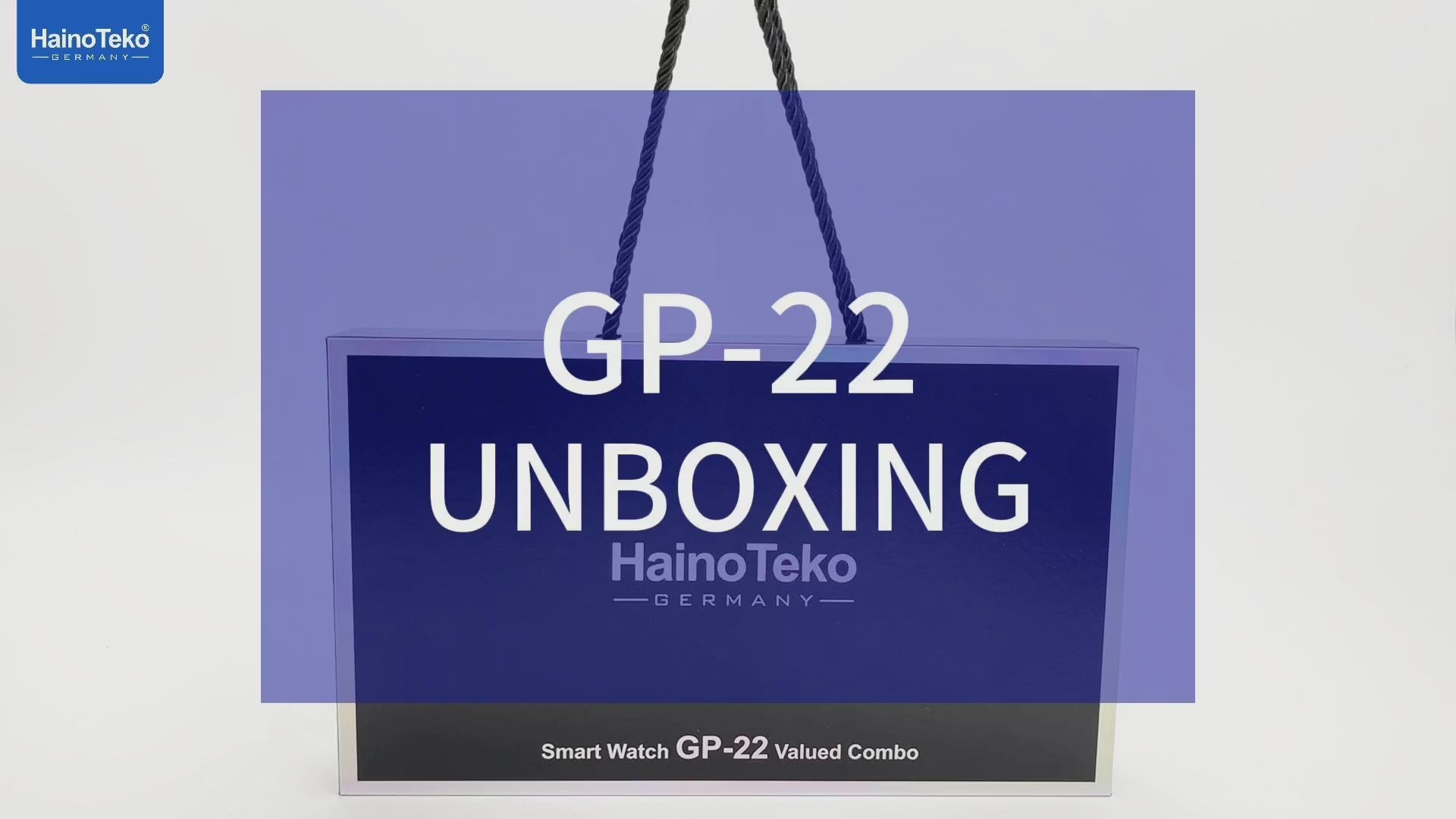 HainoTeko Germany GP 22 Smart Watch Gift Box with Sunglasses, Belt and Neckband for Men and Boys