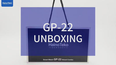 HainoTeko Germany GP 22 Smart Watch Gift Box with Sunglasses, Belt and Neckband for Men and Boys