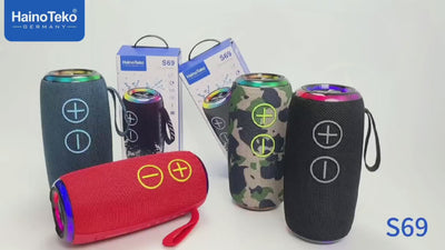 Haino Teko Germany S69 Bluetooth Wireless Speaker – Led Light Speaker