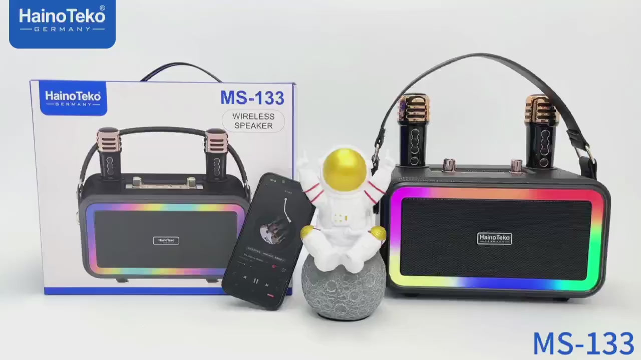 Haino teko MS-133 wireless speaker with wireless mic