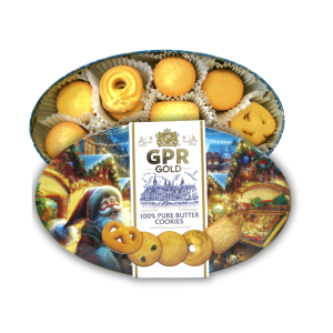 GPR Gold 100% Butter Cookies Christmas Box (340g)
