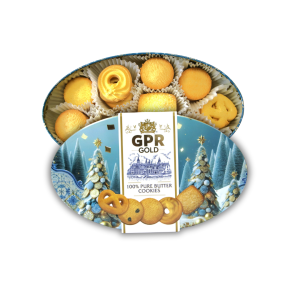 GPR Gold 100% Butter Cookies Christmas Box (340g)