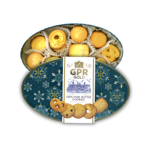 GPR Gold 100% Butter Cookies Snowy Star Box (340g)