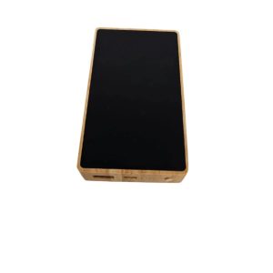10,000 mAh Wooden Power Bank With USB And Type C Port