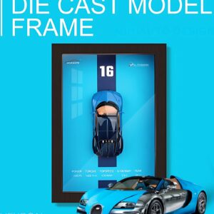 1:32 Alloy Racing Metal Car 3D Wall Frame Model