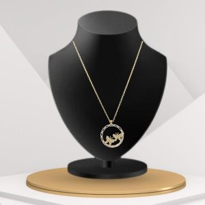 18k Gold Plated Twice Butterfly Bliss Necklace