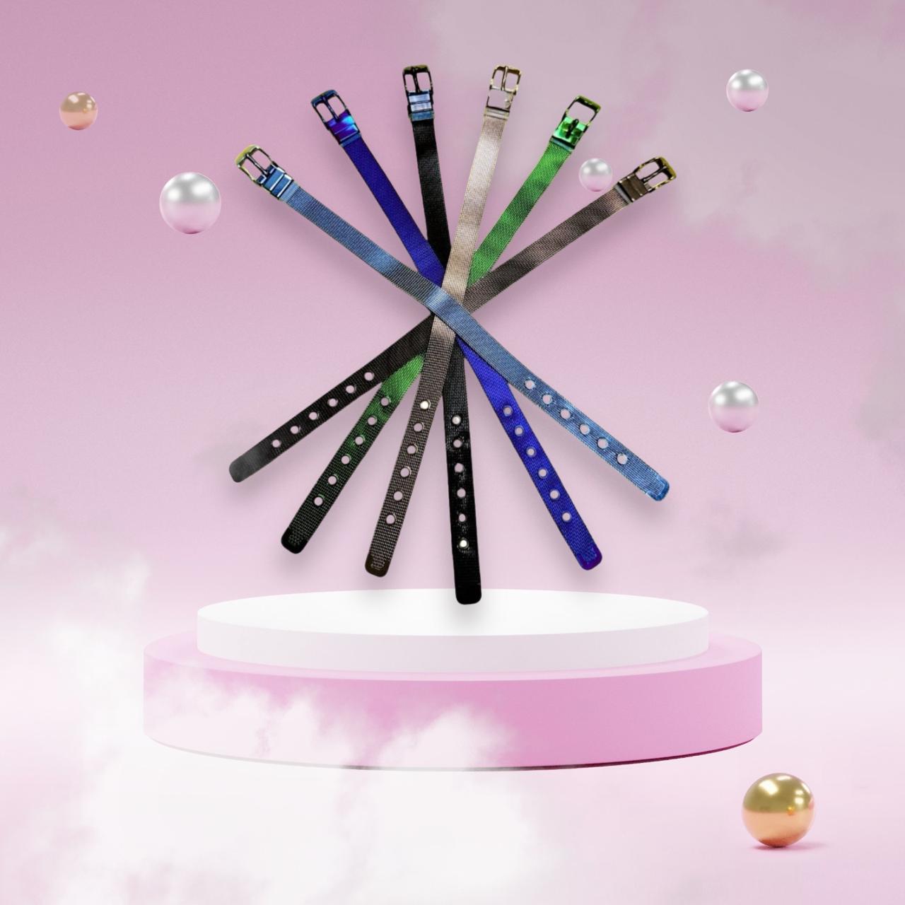 18K Gold Plated Bracelet With Evil Eye Tussles