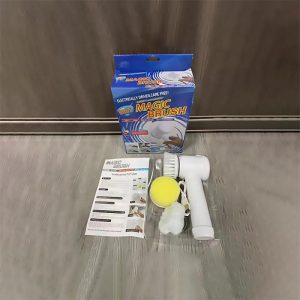 1 Set, 5-in-1 Electric Spin Scrubber With 5 Replaceable Brush Head with USB Rechargeable Kitchen Cleaner and Dishwasher