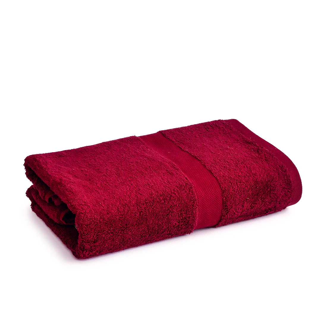 Premium Maroon luxurious Bath Towel 1